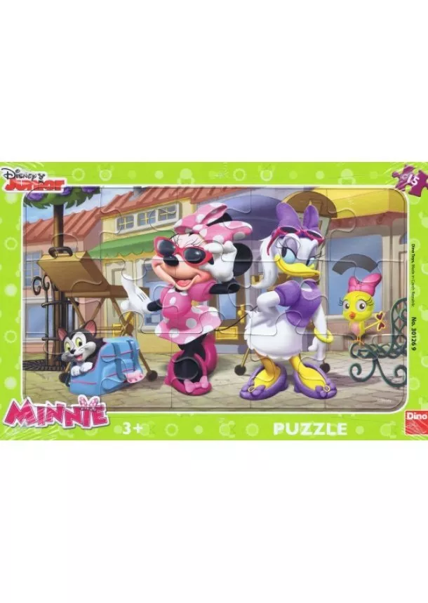 Walt Disney - Minnie na Montmartru - puzzle 15 dílků