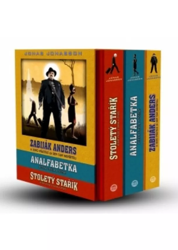 Jonas Jonasson - 3x Jonasson: Stoletý stařík + Analfabetka + Zabiják Anders