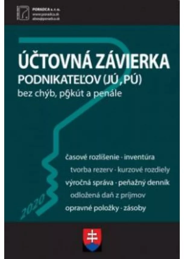 Účtovná závierka za rok 2020, Podnikateľov /JÚ,PÚ/ bez chýb , pokút a penále