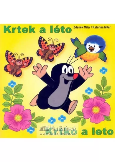 Krtek a léto - omalovánky čtverec