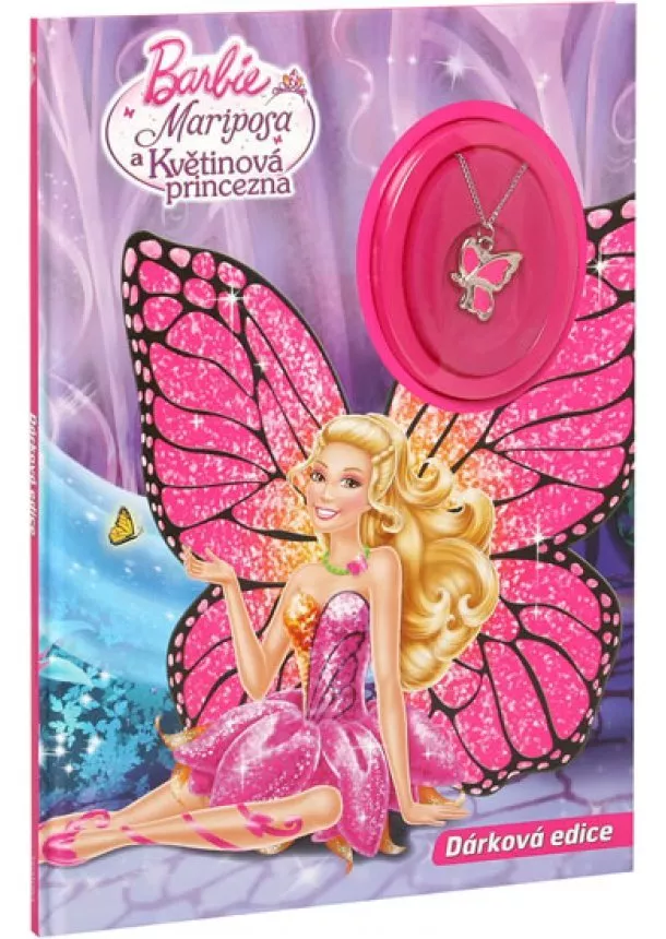 Mattel - Barbie - Mariposa a Květinová princezna - Dárková edice - Kniha s hračkou