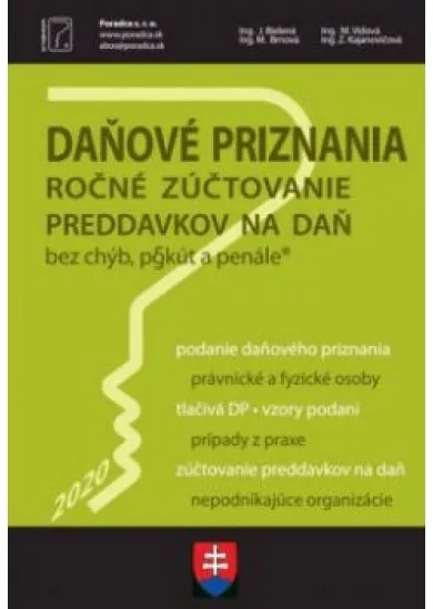  Daňové priznania za rok 2020 - Ročné zúčtovanie preddavkov na daň bez chýb, pokút a penále