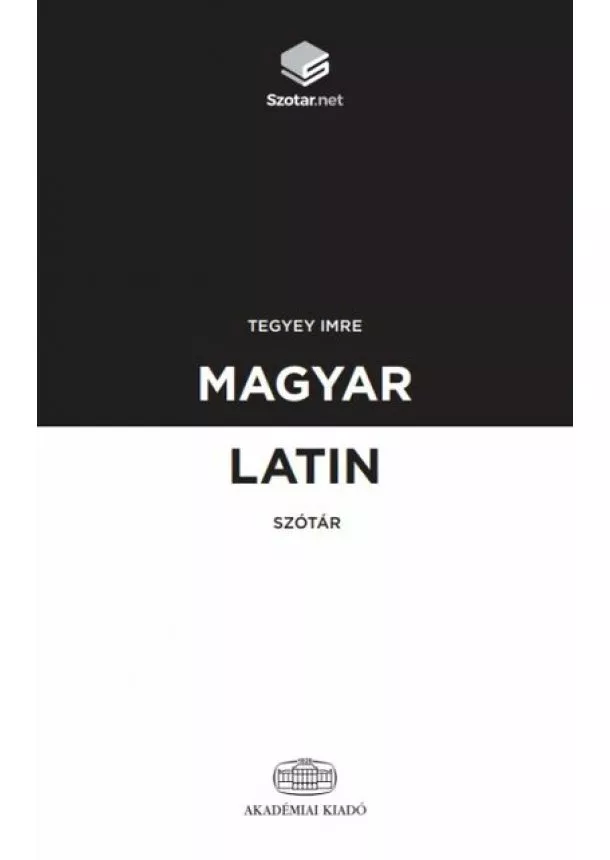 Tegyey Imre - Magyar-latin szótár + online szótárcsomag