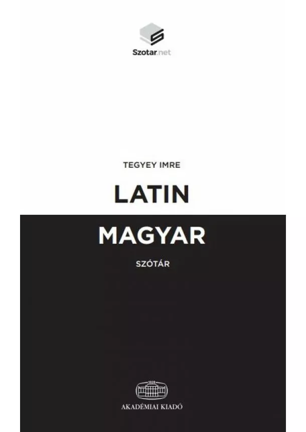 Tegyey Imre - Latin-magyar szótár + online szótárcsomag