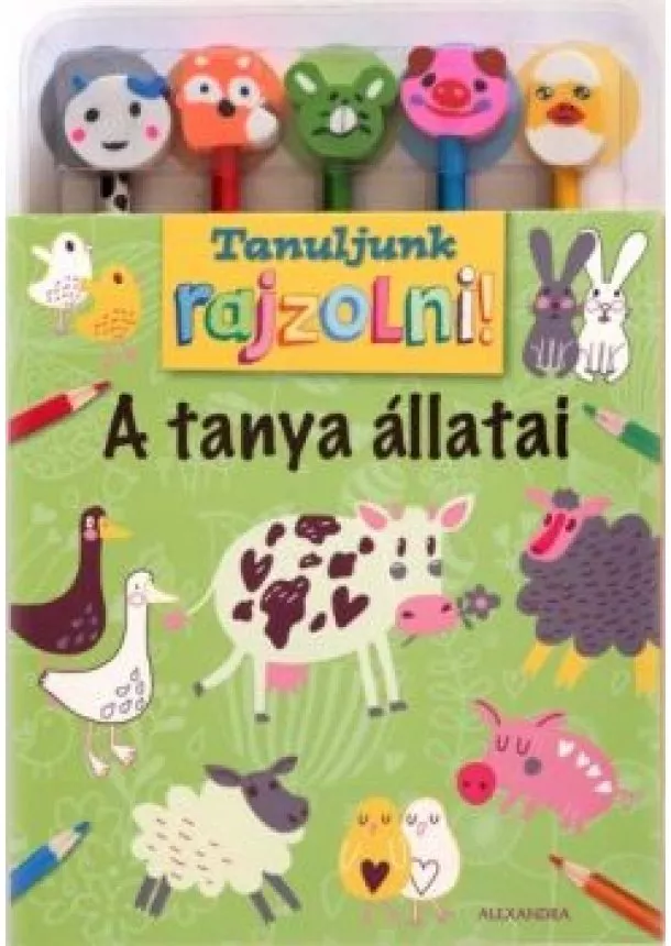 Foglalkoztató - Tanuljunk rajzolni! - A tanya állatai