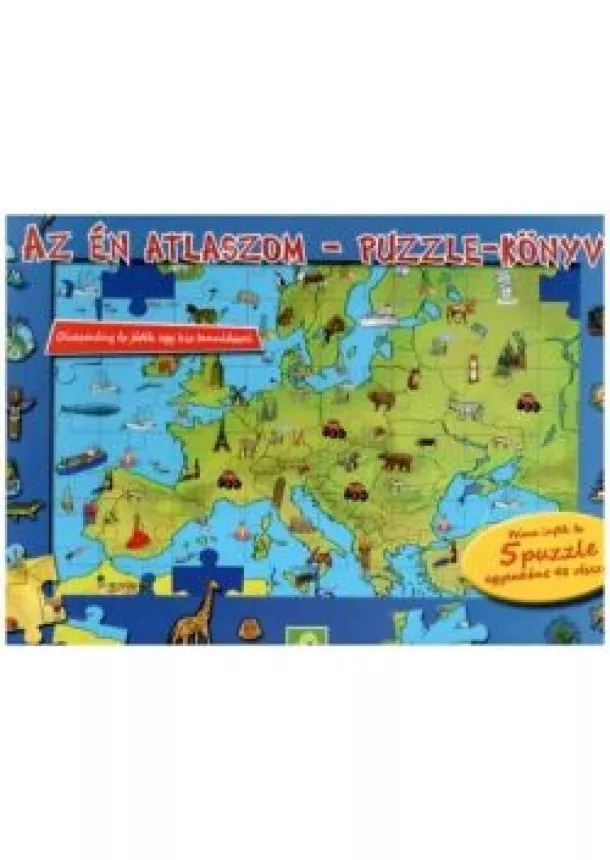 Puzzle-Könyv - Az én atlaszom - Puzzle-könyv