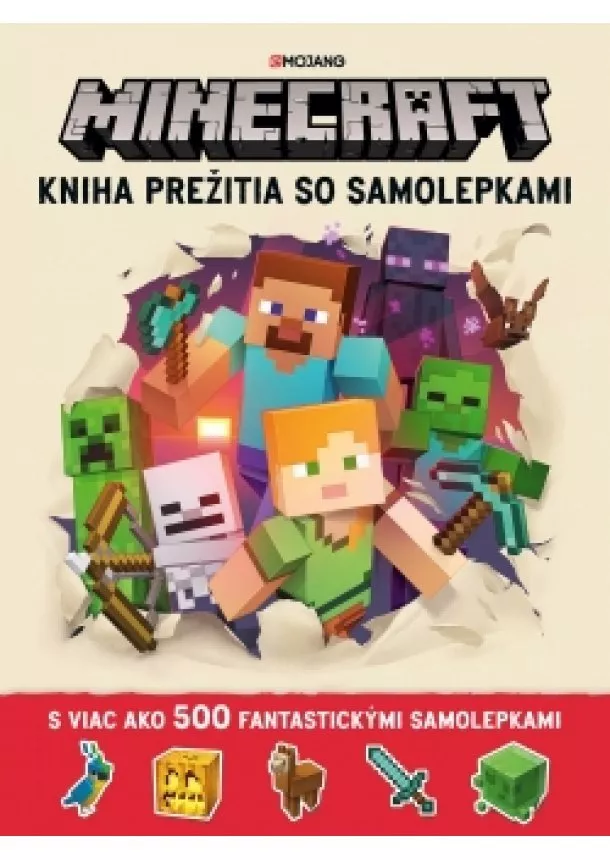 kolektiv a - Minecraft - Kniha prežitia so samolepkami