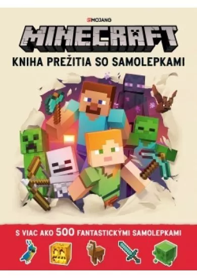 Minecraft - Kniha prežitia so samolepkami