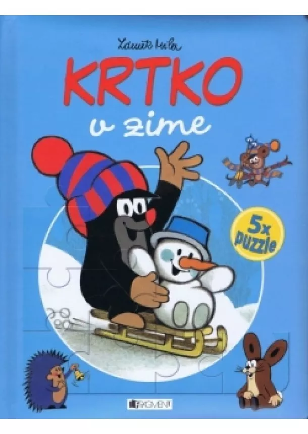 Zdeněk Miler - Krtko v zime - puzzle