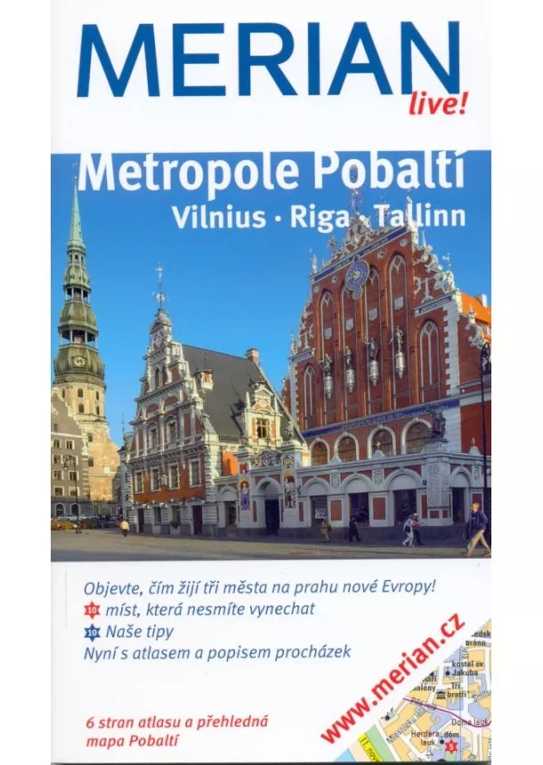 Kolektív - Merian 88 - Metropole Pobaltí - Vilnus, Riga, Tallin