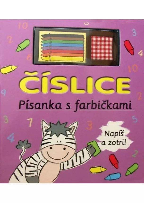 Denisa Valachová - Číslice - Písanka s farbičkami