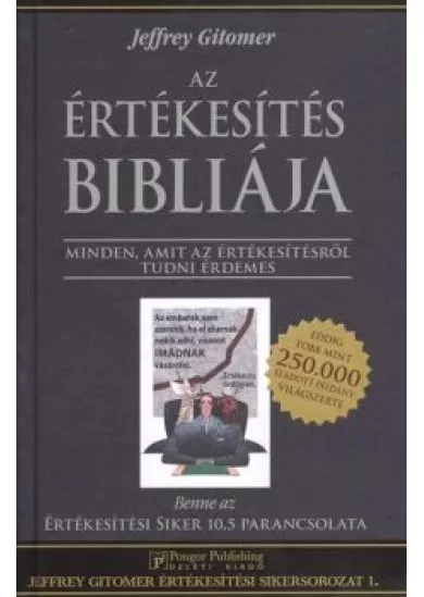 AZ ÉRTÉKESÍTÉS BIBLIÁJA