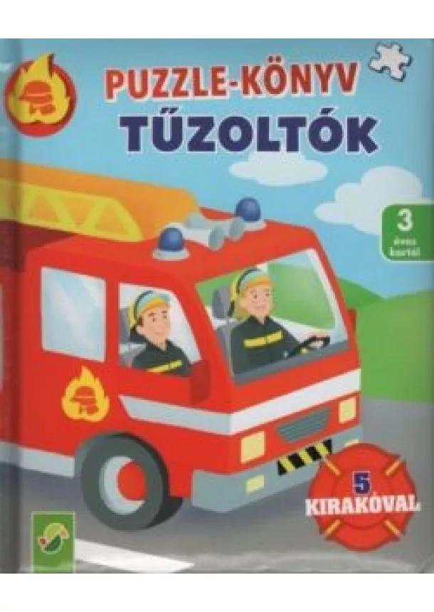 Puzzle-Könyv - Puzzle könyv: Tűzoltók - 5 kirakóval