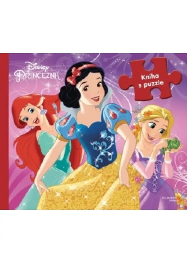 Walt Disney - Princezná - Kniha s puzzle