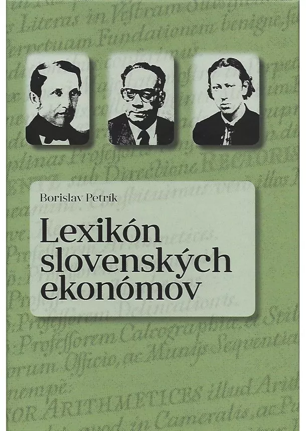 Borislav Petrík - Lexikón slovenských ekonómov