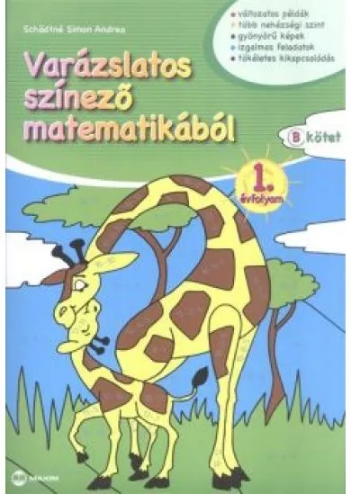 Varázslatos színező matematikából 1. évfolyam (b. kötet)