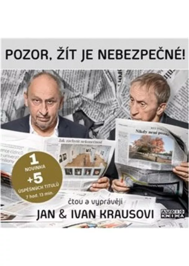 Ivan Kraus - Pozor, žít je nebezpečné (6x Audio na CD - MP3)