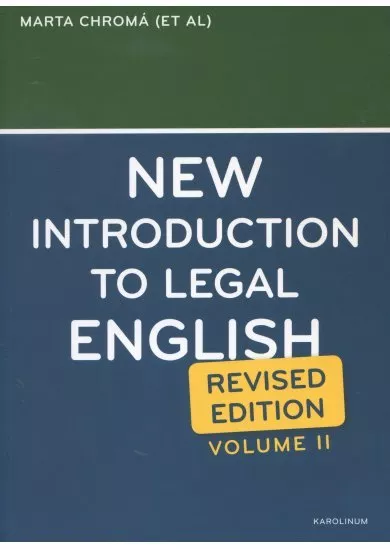 New Introduction to Legal English (Volume II.) - Revised Edition