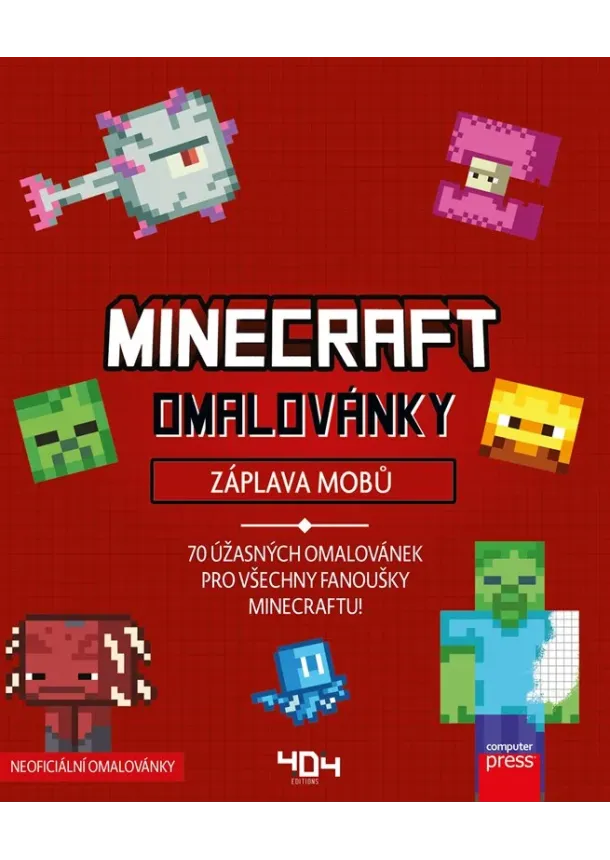 Kolektiv - Omalovánky Minecraft – Záplava mobů