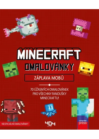 Omalovánky Minecraft – Záplava mobů