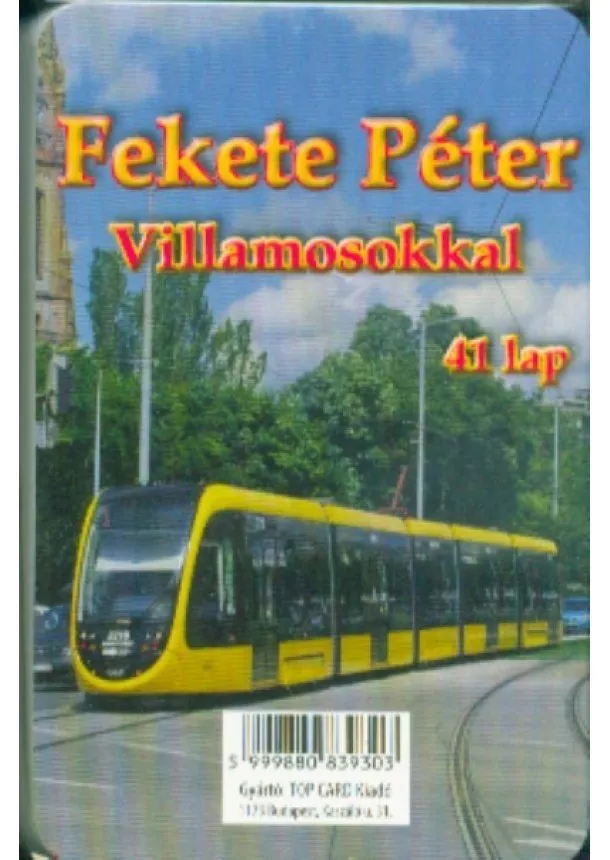 Kártyajáték - Fekete Péter Villamosokkal