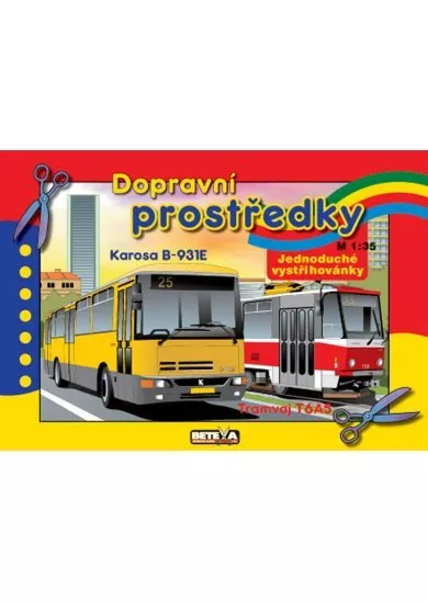 Dopravní prostředky - vystřihovánky