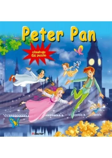 Peter Pan-6x puzzle - Obsahuje 6x puzzle