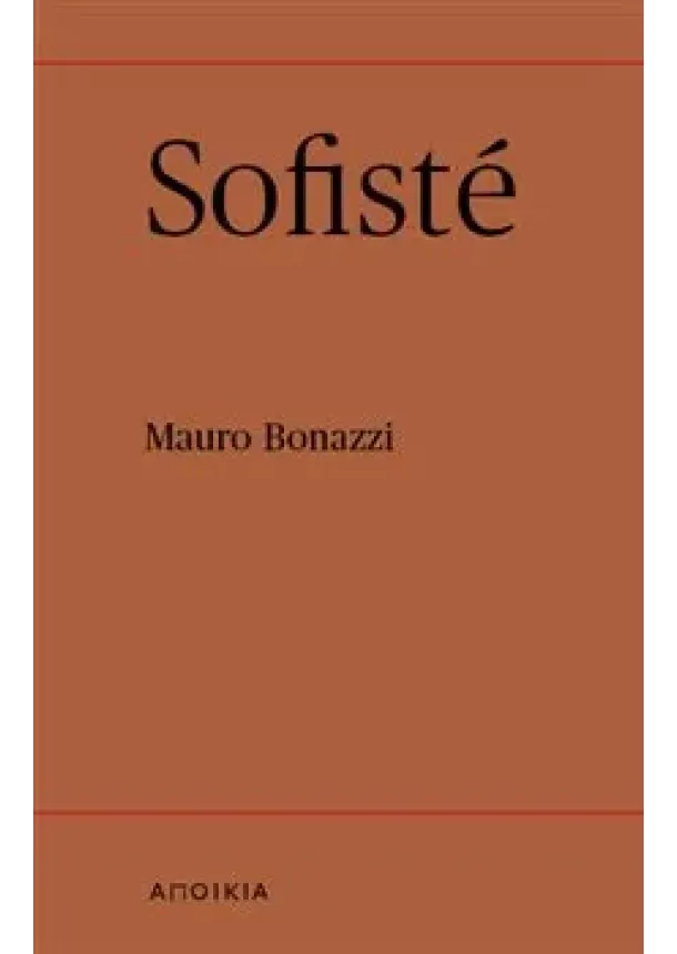 Mauro Bonazzi - Sofisté