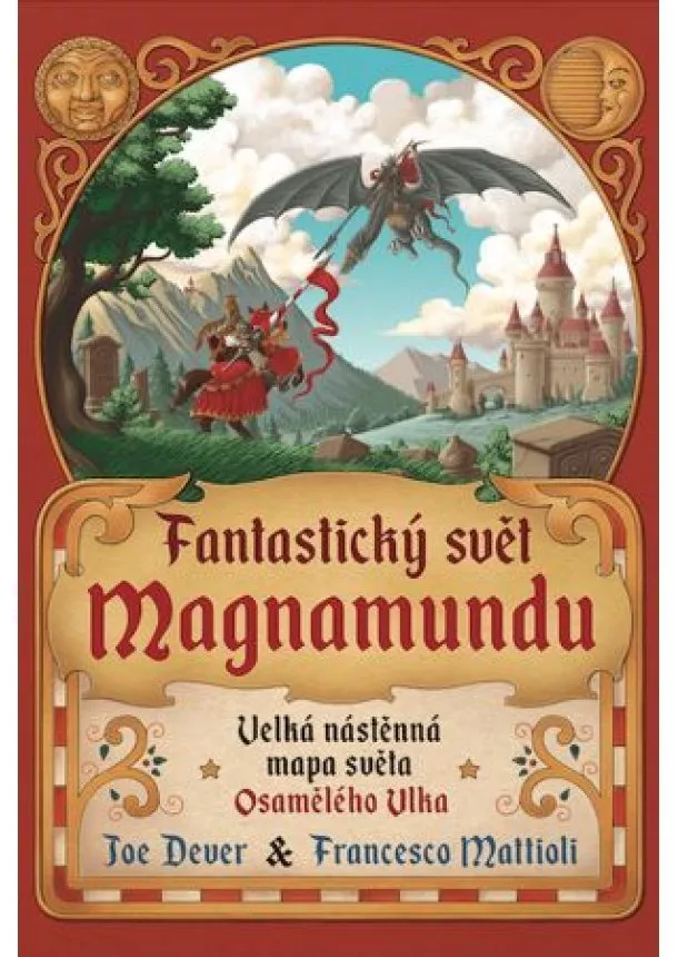 Joe Dever, Francesco Mattioli - Fantastický svět Magnamundu - Velká nástěnná mapa světa Osamělého Vlka