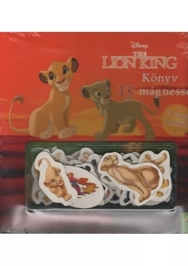 Disney - The Lion King - Könyv 15 mágnessel