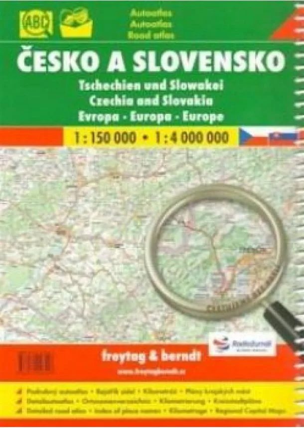 AA Česko a Slovensko 1:150 000 A4 sp. FB CbB