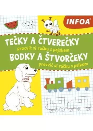 Tečky a čtverečky - procvič si rúčku s pejskem 