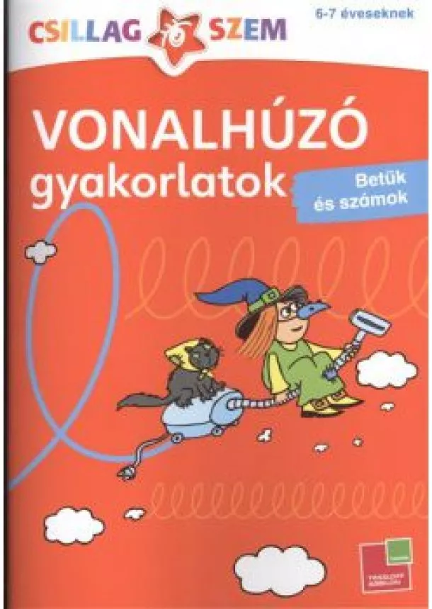 Birgit Fuchs - Vonalhúzó gyakorlatok: Betűk és számok - piros /Csillagszem