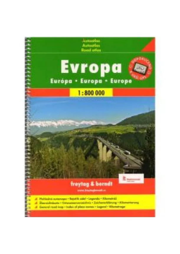 AA Evropa 1:800 000 F+B