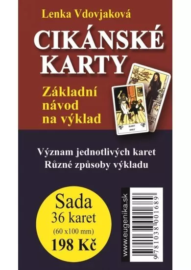 Cikánské karty - Základní návod na výklad (karty + brožura)