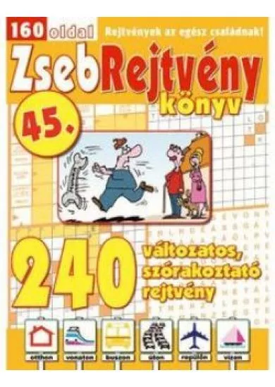 Zsebrejtvény könyv 45.