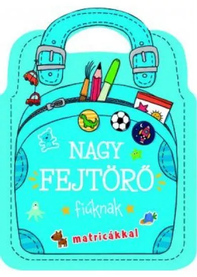 Nagy fejtörő - fiúknak matricákkal