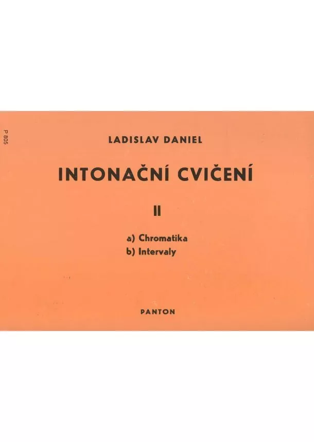 Ladislav Daniel - Intonačni cvičení II