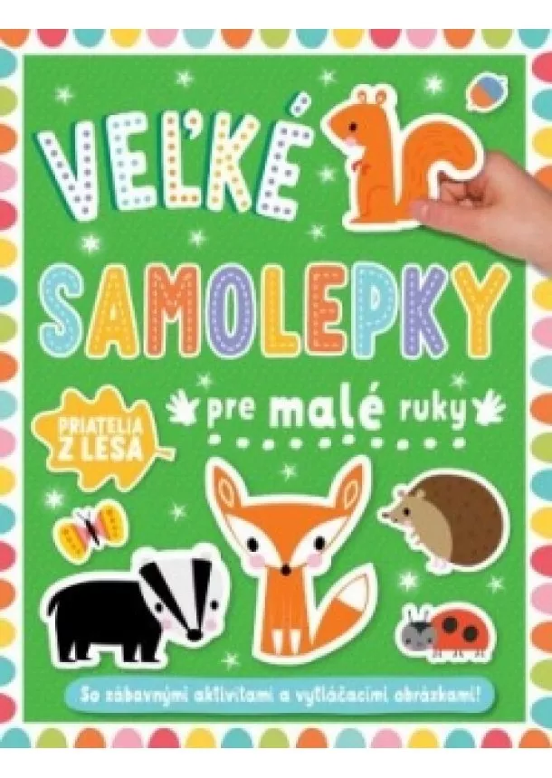 autor neuvedený - Les - veľké samolepky pre malé ruky