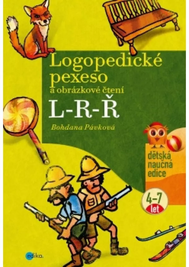 Bohdana Pávková - Logopedické pexeso a obrázkové čtení L-R-Ř