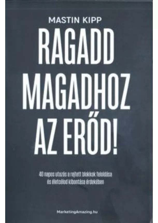 Mastin Kipp - Ragadd magadhoz az erőd! - 40 napos utazás a rejtett blokkok feloldása és életcélod kibontása érdekében