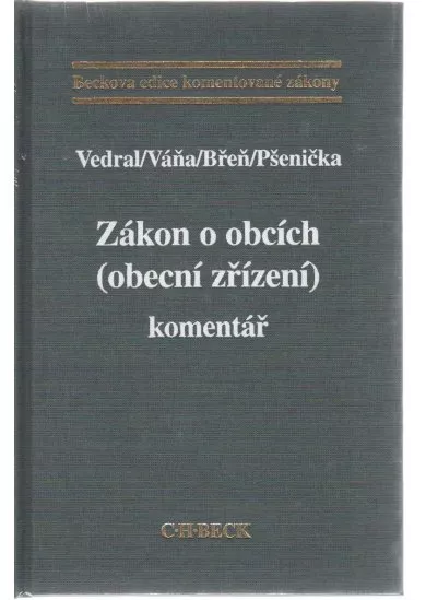 Zákon o obcích (obecní zřízení). Komentář