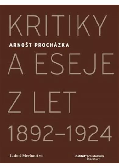 Kritiky a eseje z let 1892-1924