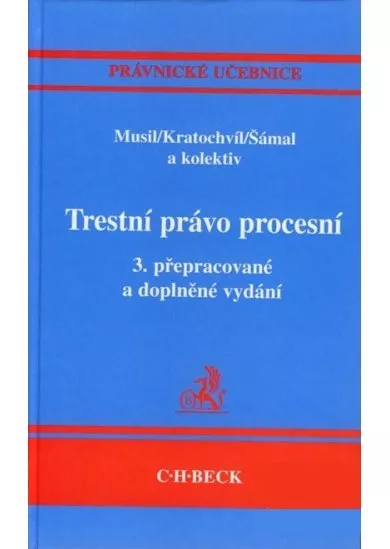 Trestní právo procesní - 3. přepracované vydání