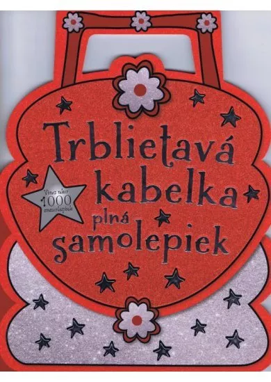 Trblietavá kabelka plná samolepiek