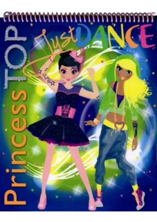 autor neuvedený - Princess TOP Just Dance (modrá)