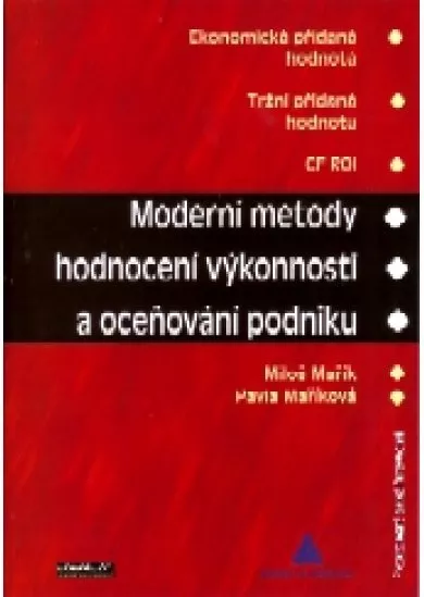 Moderní metody hodnocení výkonnosti a oceňování podniku