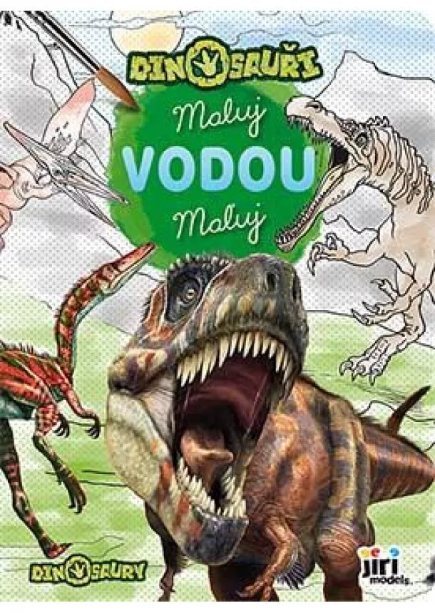 Maluj vodou Dinosauři - Maľuj vodou Dinosaury