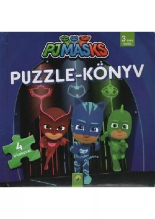 Puzzle-Könyv - PJMASKS: Puzzle-könyv - 4 kirakóval