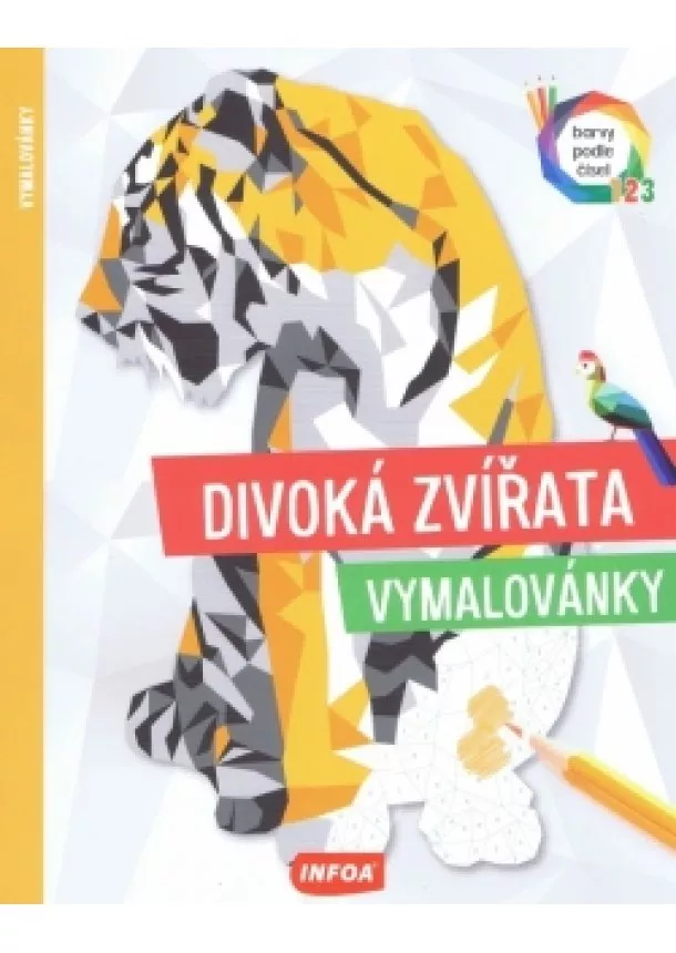 autor neuvedený - Vymalovánky - Divoká zvířata